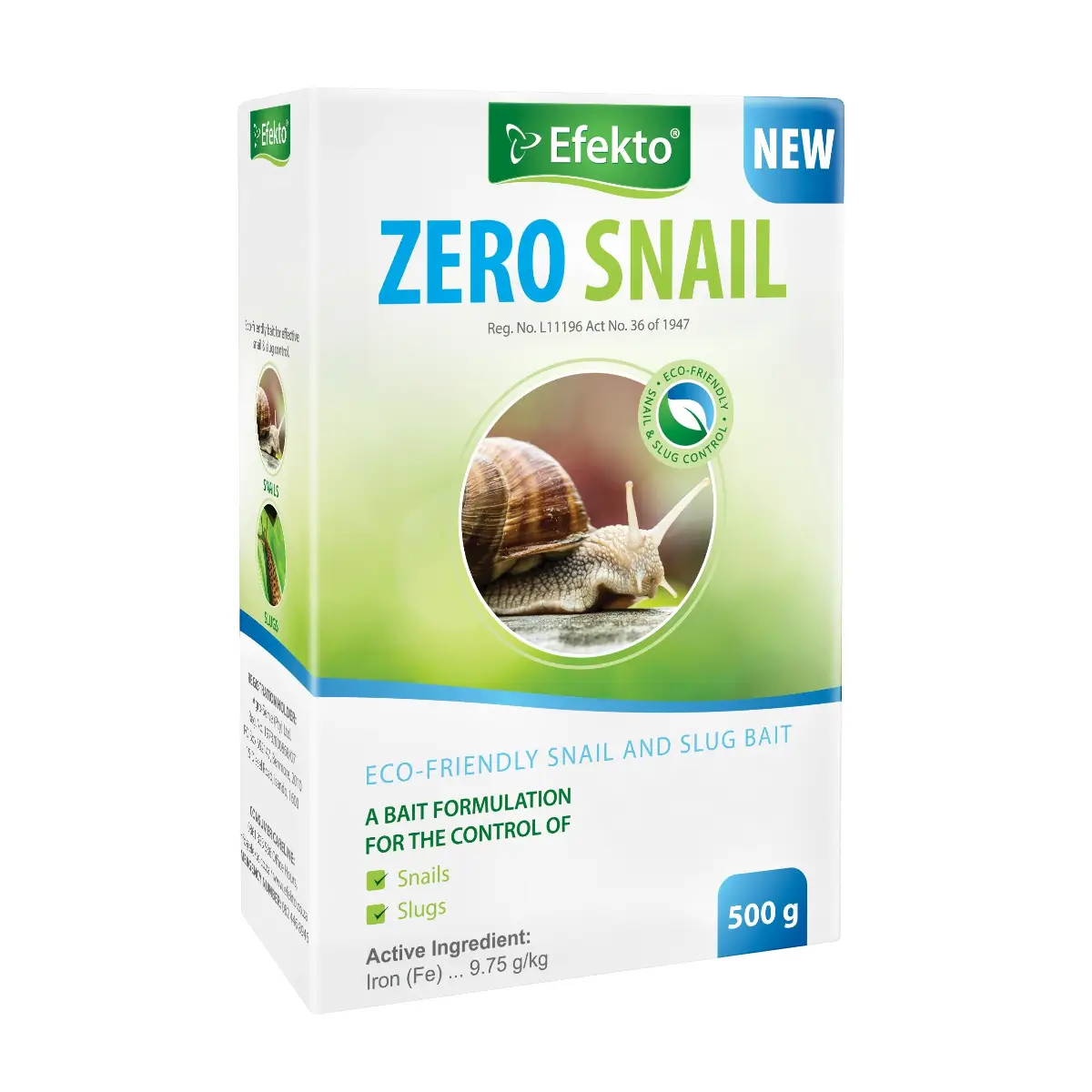 Snail and slug bait pellets