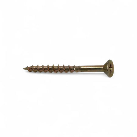Yellow Passivated Chipboard Screw (100-Pack)