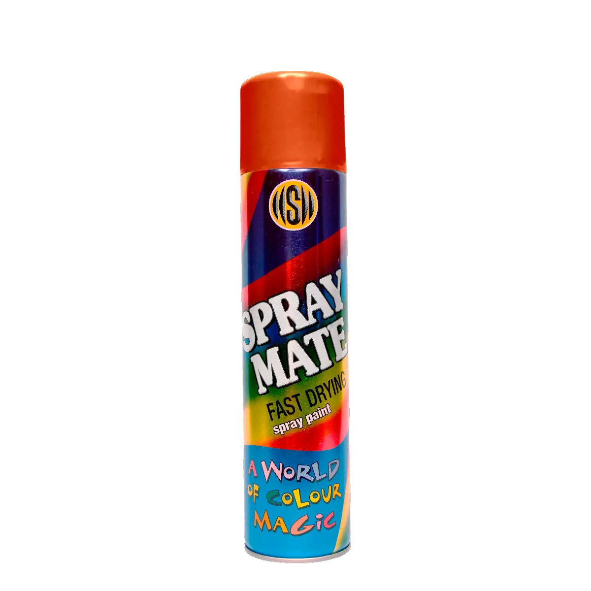 International orange spray paint
