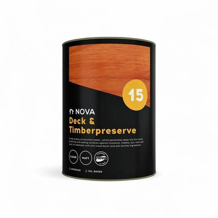 Nova 15 Timberseal Wood Sealer - Clear - 5 Litre