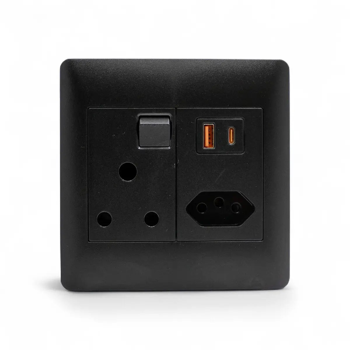 Lesco Socket Apollo 100X100Mm 1X16Mma. 1Xiec. Usb 3.1 A+C E Switch Socket