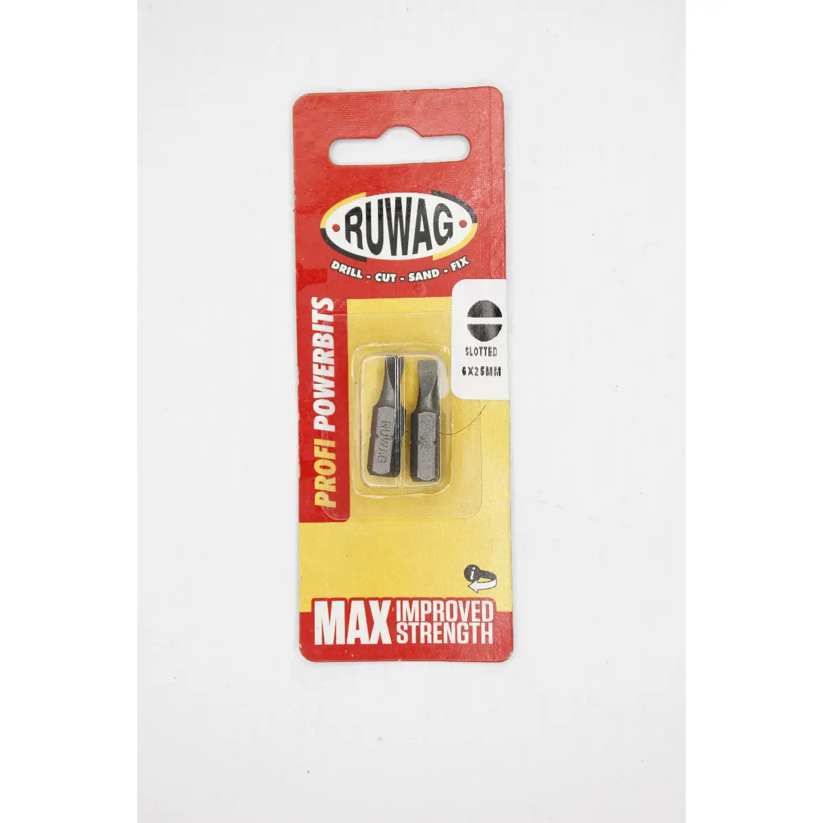 Ruwag 6x25mm flat head bits - Al's Hardware