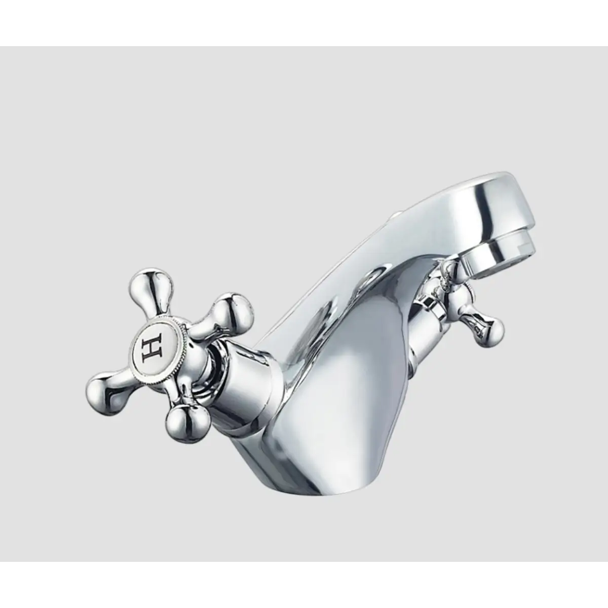 Chrome basin mixer tap