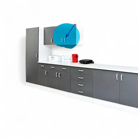 Modular Standard 800mm Wall Cabinet - 2 Door Vermont Slate