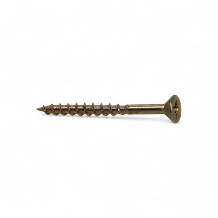 Yellow Passivated Chipboard Screw (25-Pack)