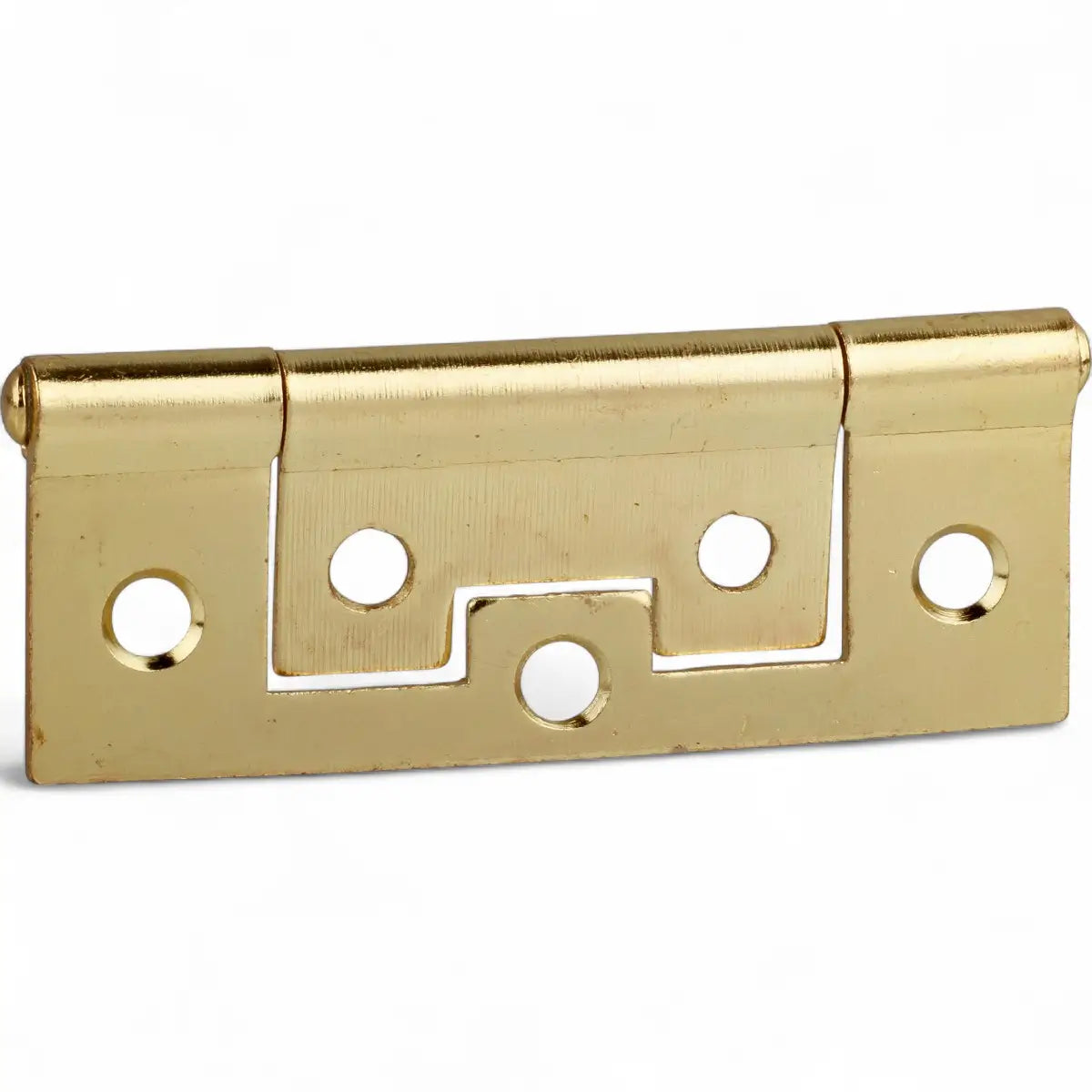 Brass Plated Flush Hinge (2-Pack)