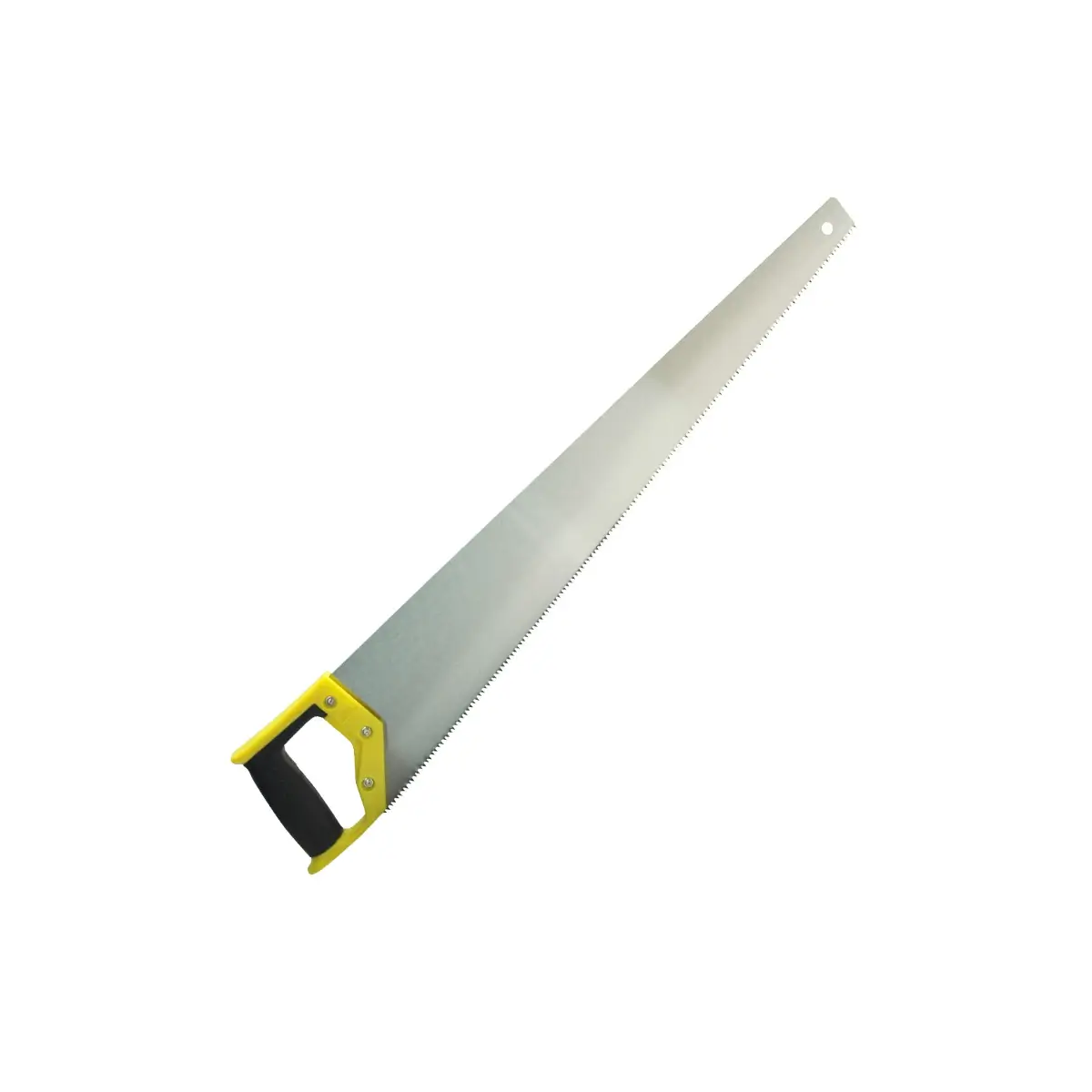Rubber grip hand saw