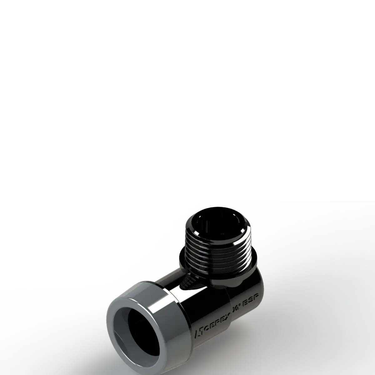 Male elbow irrigation fitting