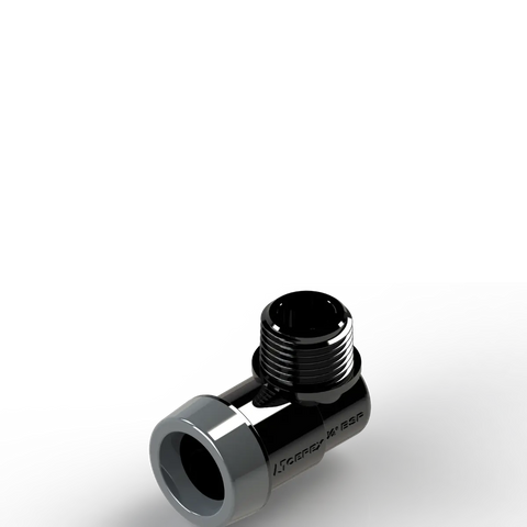 Male elbow irrigation fitting