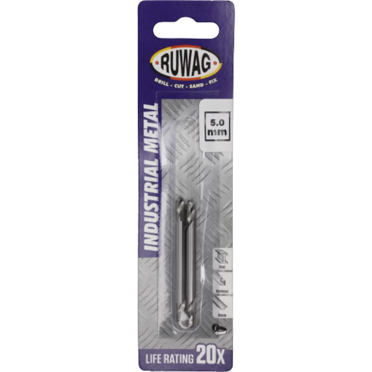 Ruwag 5mm Double sided Metal Bit 2 Pc - Al's Hardware