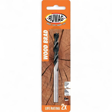 Brad Point Wood Drill Bit (Carded)