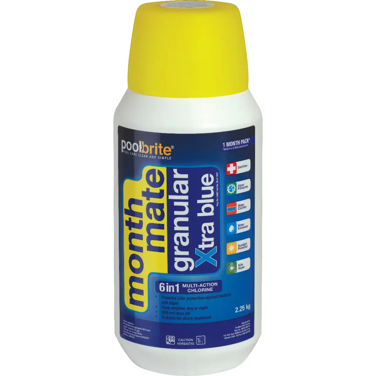 Granular pool chlorine 2.25kg