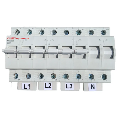 63A 4P changeover switch