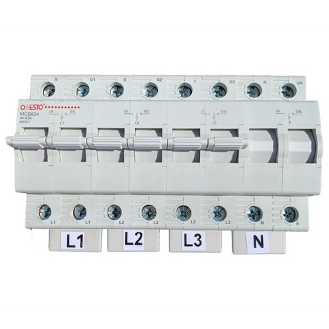 63A 4P changeover switch