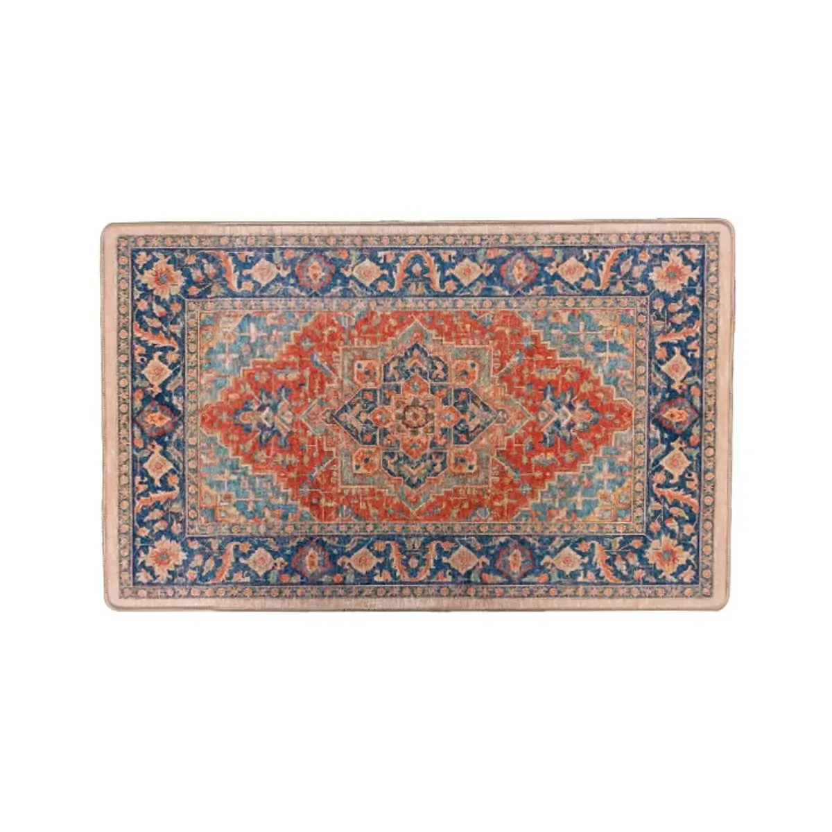 Ethnic pattern floor mat