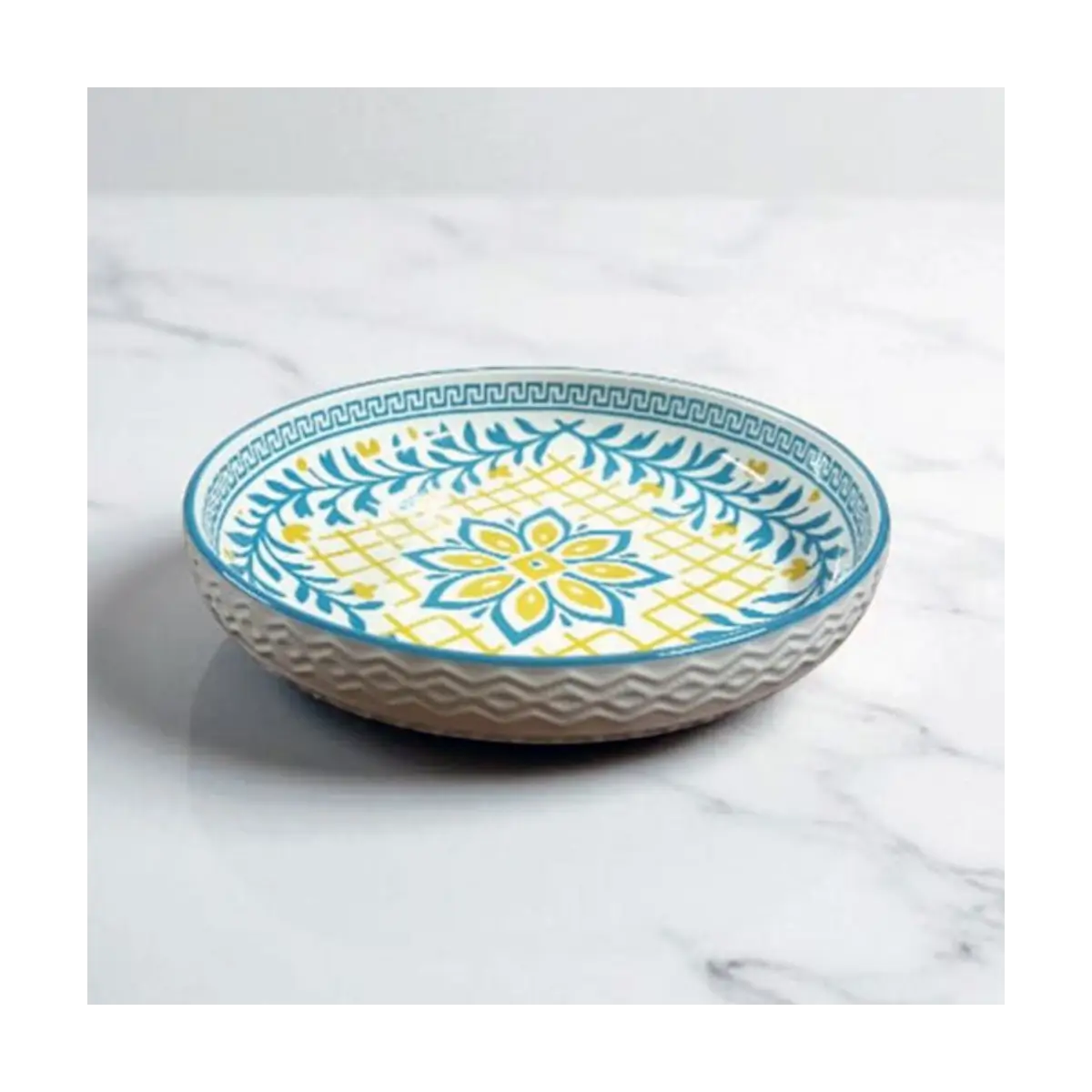 Embossed ceramic dish 12cm