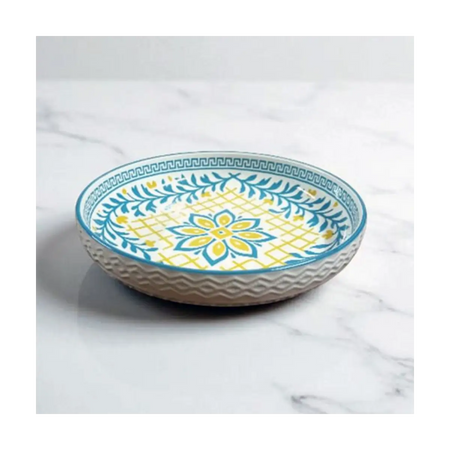 Embossed ceramic dish 12cm