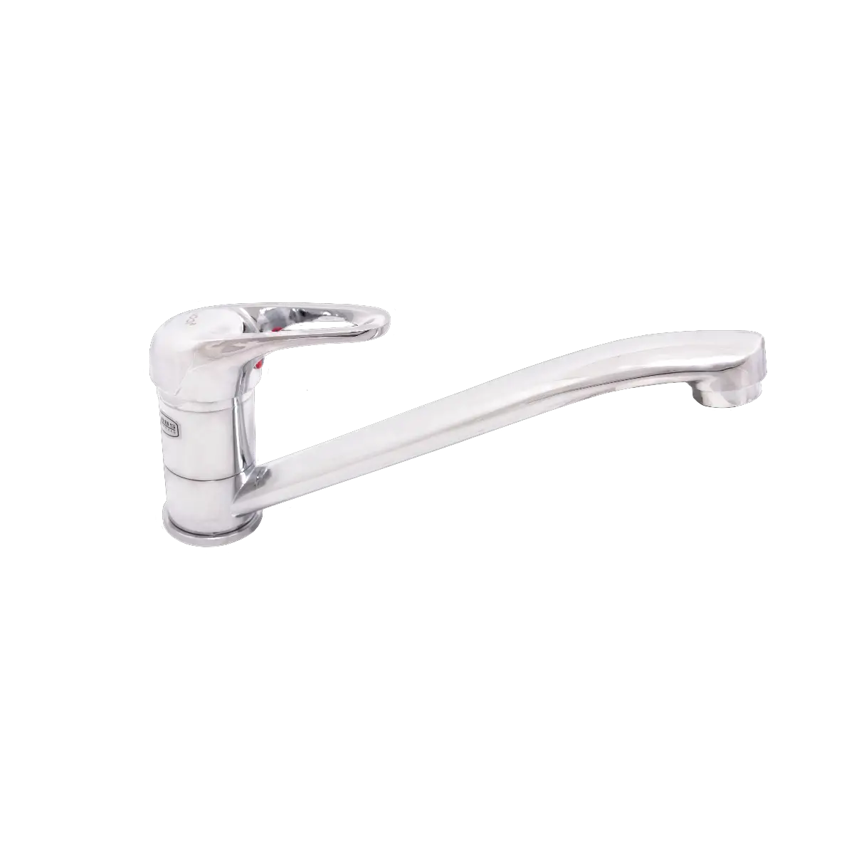 Loop deck sink mixer
