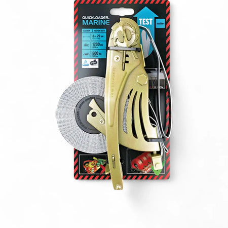 Quickload Retractable Marine Tie-Down Strap (1200Kg) - 4M X 25mm
