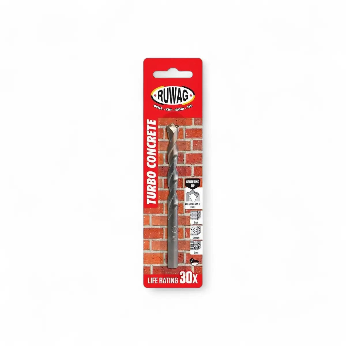 Turbo Concrete Drill Bit (Carded)