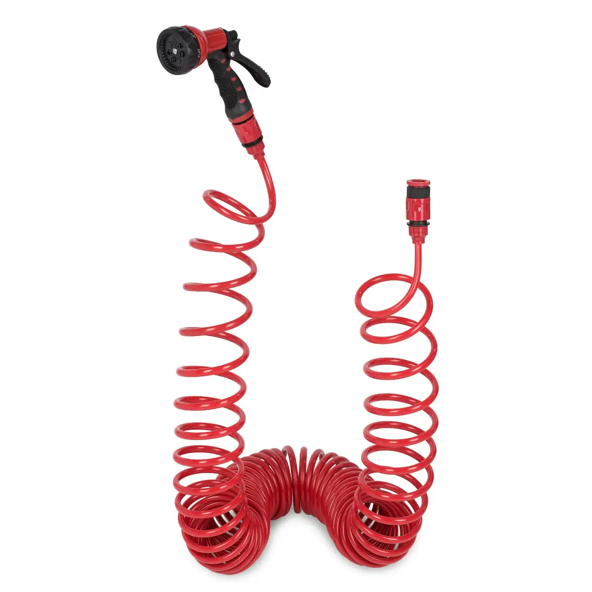 Spiral garden hose set