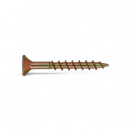 Yellow Passivated Chipboard Screw (100-Pack)