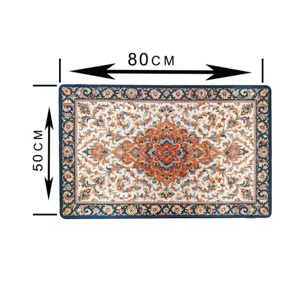 Ethnic pattern floor mat