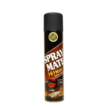 Black heat resistant spray paint