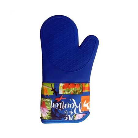 Heat resistant silicone glove