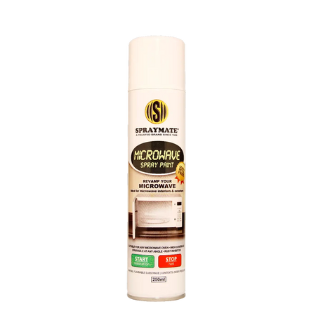 White microwave touch up spray paint
