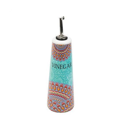 Ceramic vinegar dispenser bottle