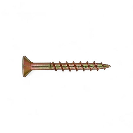 Yellow Passivated Chipboard Screw (25-Pack)