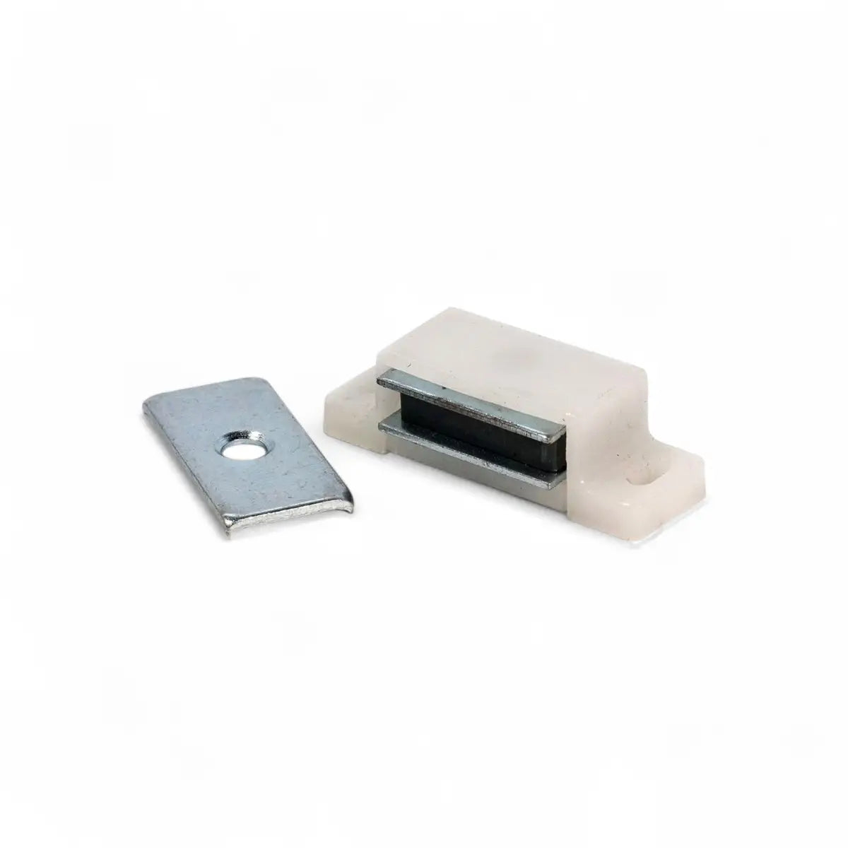 White Magnetic Door Catch (Single)