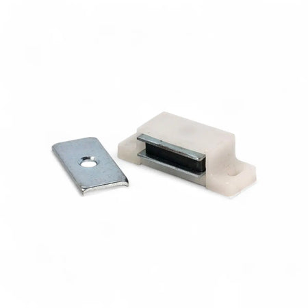 White Magnetic Door Catch (Single)