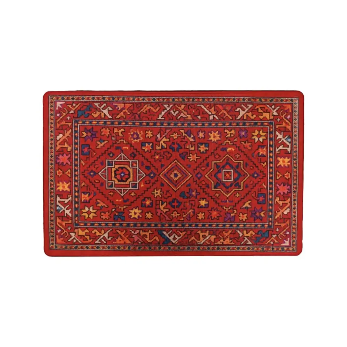 Ethnic pattern floor mat