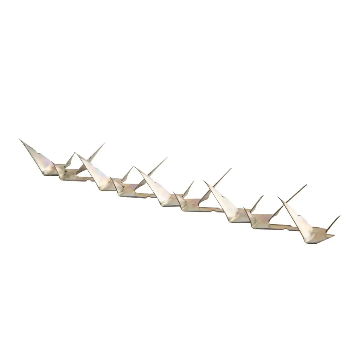 Silver security spikes strip