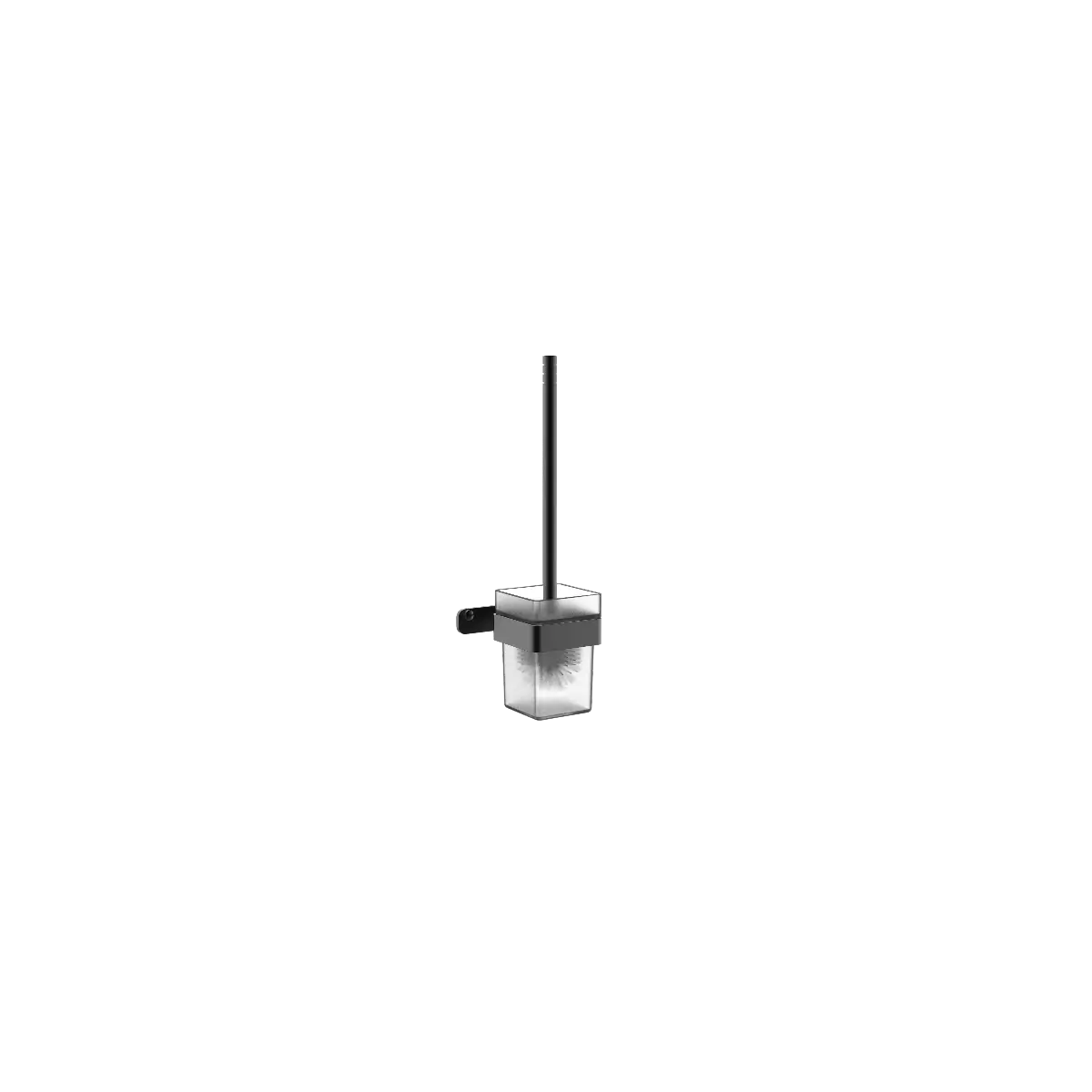 Onyx toilet brush holder