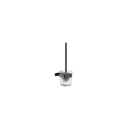 Onyx toilet brush holder