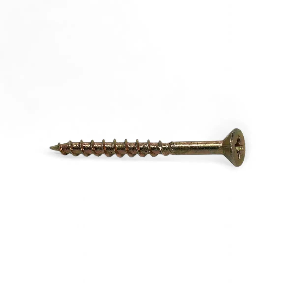 Yellow Passivated Chipboard Screw (400-Pack)