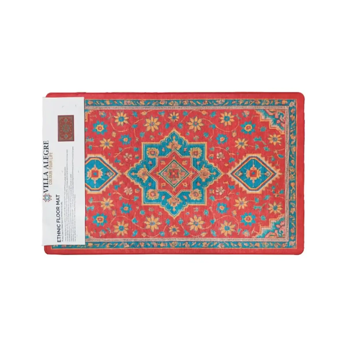 Ethnic pattern floor mat