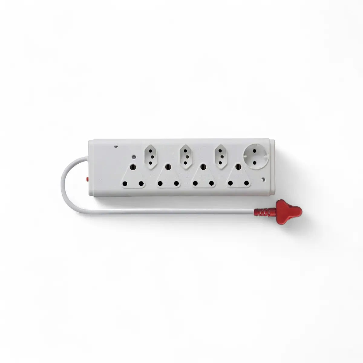 Lesco 8 Way Surge White Multi Plug Adaptor