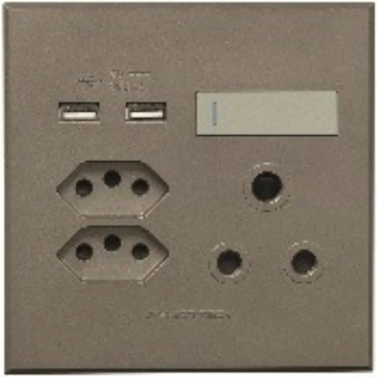 Double USB socket outlet