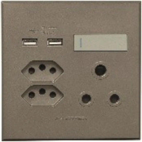 Double USB socket outlet