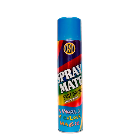 Electric blue spray paint