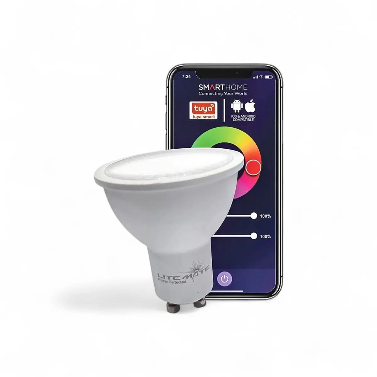 Gentech Smart Wi-Fi Gu10 Led Spotlight Bulb (4W)