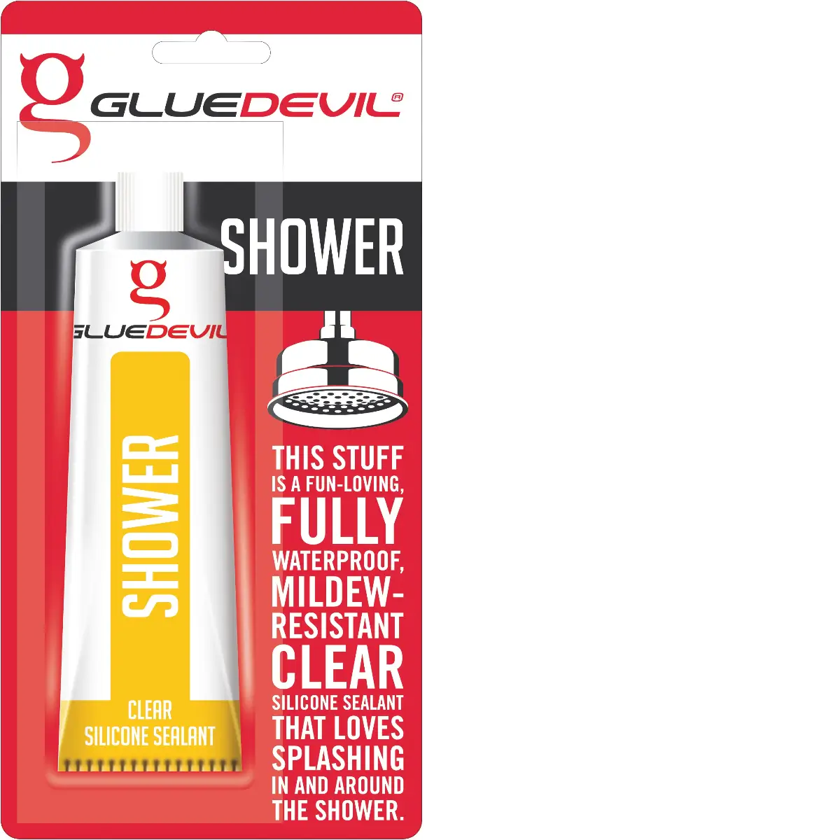 Shower silicone sealant tube