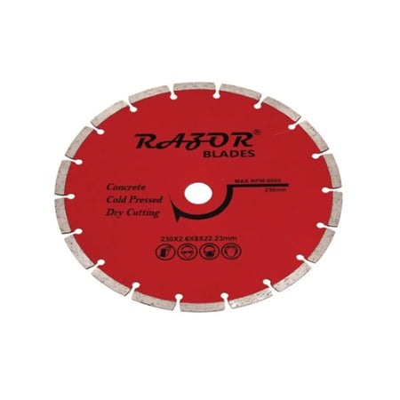 115mm segmented blade soft mat red