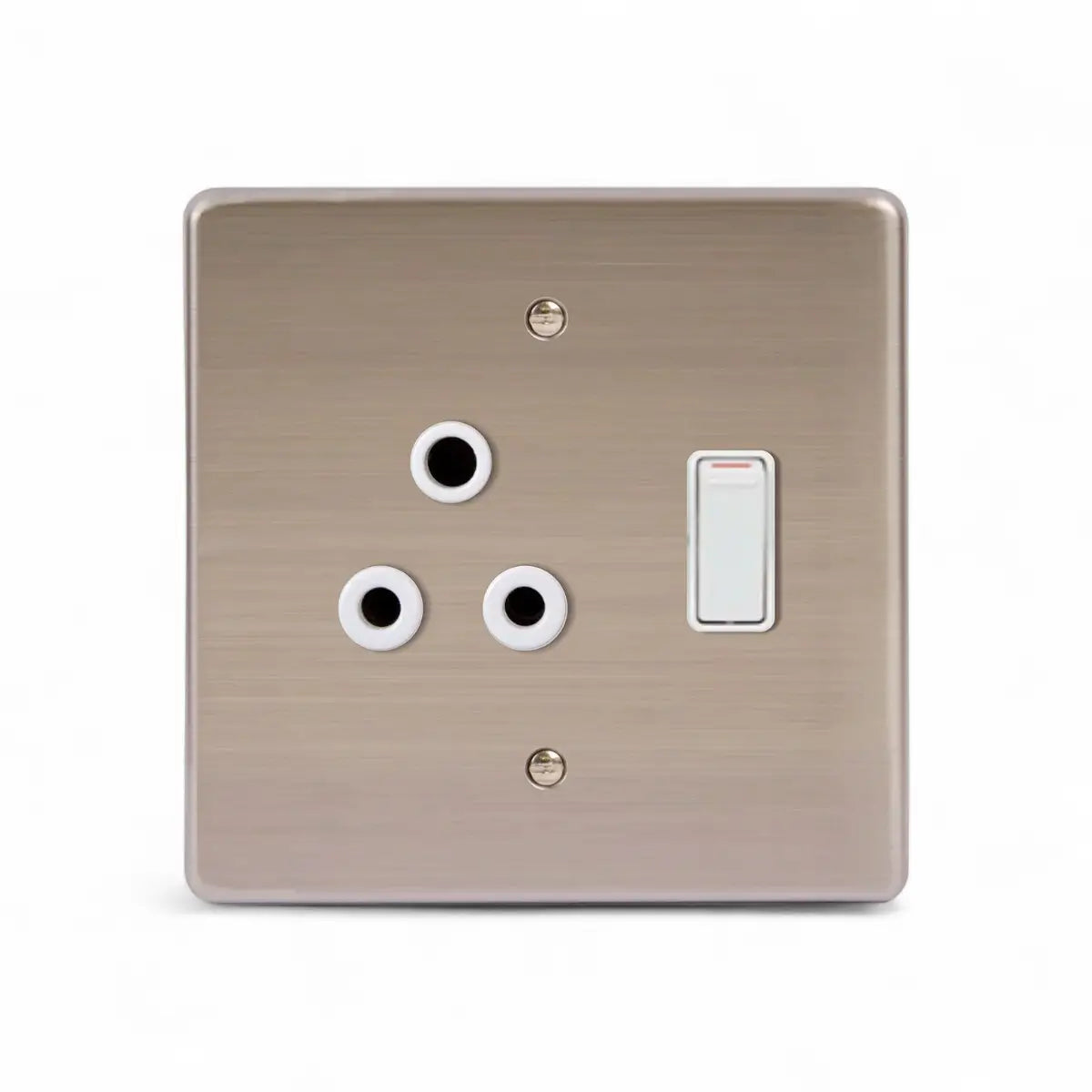 Lesco Switch Socket Sgl 100X100Mm White Sabs Switch Socket