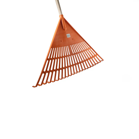 Large plastic leaf rake