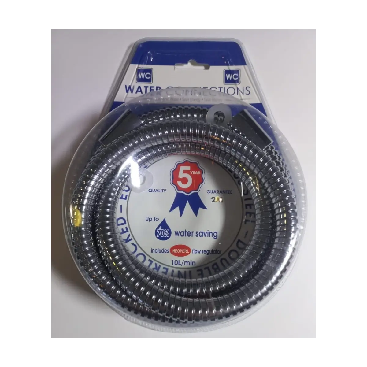 Female female conical shower hose